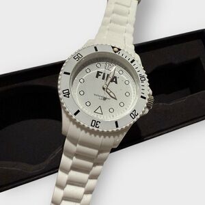 FIFA Authentic New In Box Water Resistant White Rubber Watch
